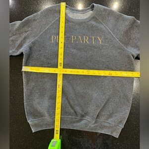 Reversible very soft pull over sweatshirt. Pre Party/After Party. Size S